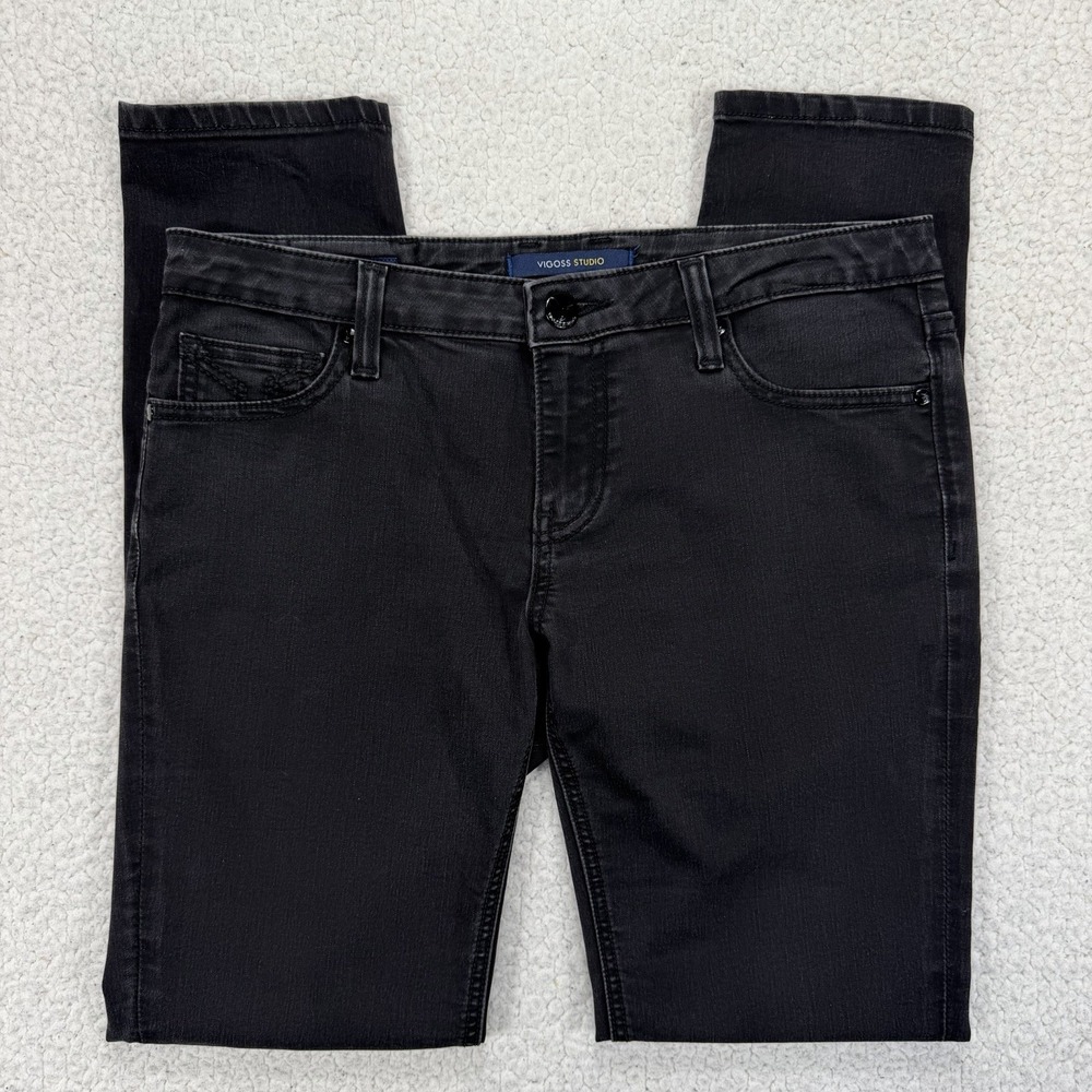 Vigoss Studio Brooklyn Skinny Jeans Women's 11/12 (32x31) Y2K‎ Minimalist Goth